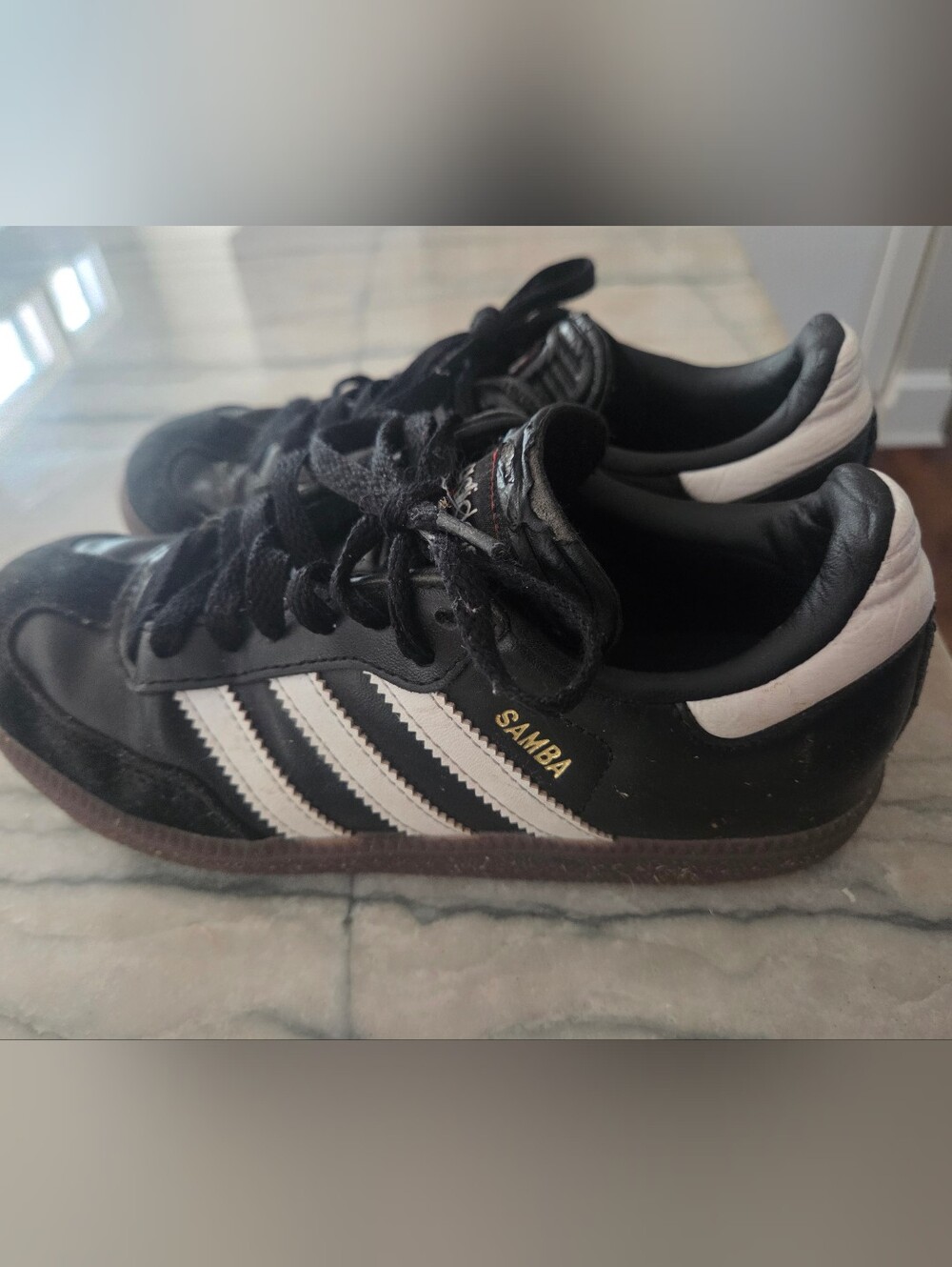 Adidas Samba Kids Black/White Sneakers
